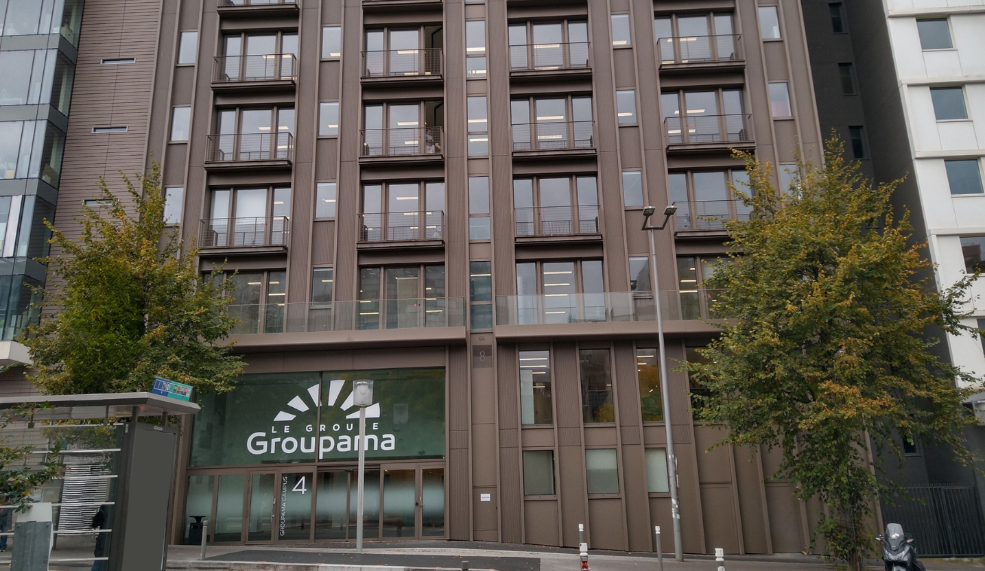 Immeuble WP4 (West Park) au campus Groupama à WP4